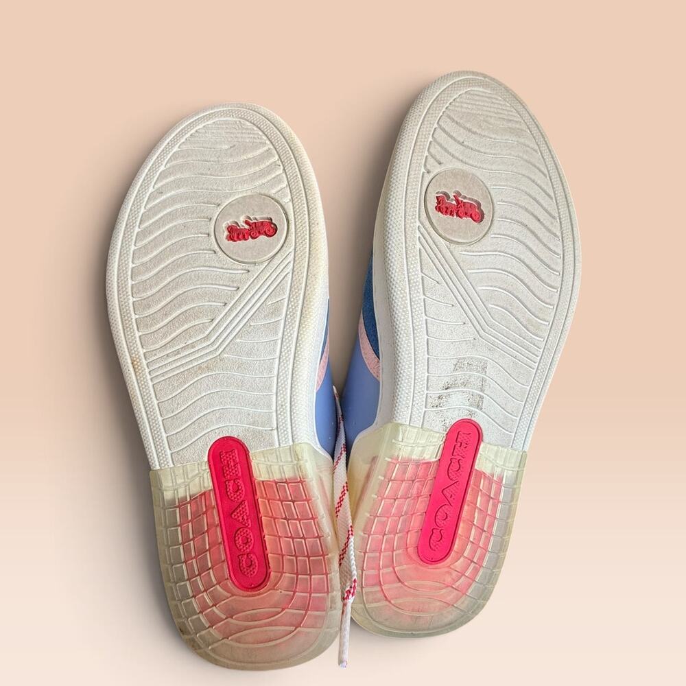 Coach - Citysole Court Periwinkle Low Top Sneakers 6.5 Style Code: G5509 - Picture 8 of 9